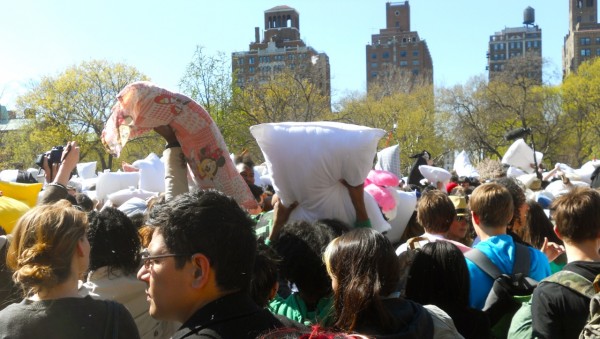 NYC Pillow Fight 2012