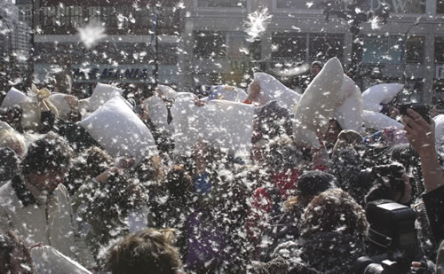 Pillow Fight NYC 2011