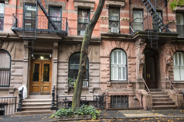 Historic townhouses in Greenwich Village